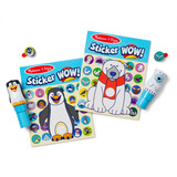 Spin Master Melissa & Doug - Sticker WOW! Sticker-Stempelset 2er-Pack Winter, Basteln 