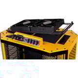 Thermaltake The Tower 600 , Tower-Gehäuse dunkelgelb, Tempered Glass x 3