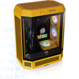 Thermaltake The Tower 600 , Tower-Gehäuse dunkelgelb, Tempered Glass x 3