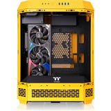 Thermaltake The Tower 600 , Tower-Gehäuse dunkelgelb, Tempered Glass x 3