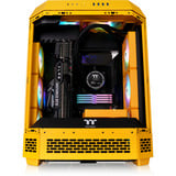 Thermaltake The Tower 600 , Tower-Gehäuse dunkelgelb, Tempered Glass x 3