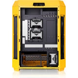 Thermaltake The Tower 600 , Tower-Gehäuse dunkelgelb, Tempered Glass x 3