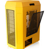 Thermaltake The Tower 600 , Tower-Gehäuse dunkelgelb, Tempered Glass x 3