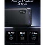 UGREEN PB312 20.000mAh 22.5W Powerbank schwarz