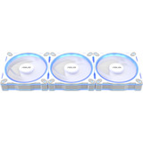 ASUS Prime MR120 ARGB Reverse Fan, Gehäuselüfter weiß, 120 mm