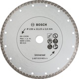 Bosch Heimwerken & Garten Diamanttrennscheibe Turbo, Ø 230mm Bohrung 22,23mm