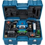 Bosch Professional Akku-Rotationslaser GRL 650 CVHG Professional, 18Volt, mit Baustativ blau, Akku ProCORE18V 4,0Ah, Koffer, grüne Laserlinie