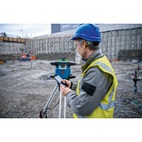 Bosch Professional Akku-Rotationslaser GRL 650 CVHG Professional, 18Volt, mit Baustativ blau, Akku ProCORE18V 4,0Ah, Koffer, grüne Laserlinie