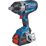 Bosch Professional PRO Akku-Schlagschrauber BITURBO GDS 18V-1050 HC Professional, 18Volt blau/schwarz, 2x Akku ProCORE18V 8,0Ah, Bluetooth Modul, 3/4", in L-BOXX