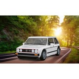 COBI Volkswagen Golf GTI (1976-1983), Konstruktionsspielzeug weiß, Maßstab 1:35