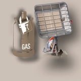 EINHELL Gasheizstrahler GS 4400 P (DE/AT) 2,9 kW - 4,4 kW, Piezo-Zündung