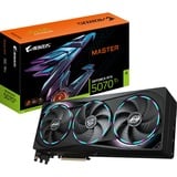 GIGABYTE GeForce RTX 5070 Ti AORUS MASTER 16G, Grafikkarte DLSS 4, 3x DisplayPort, 1x HDMI 2.1