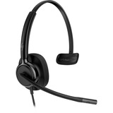 HP Poly Mission 415 Mono-USB-Headset (kabelgebunden)  schwarz, USB Type-C und Type-A, PU-Leder-Ohrpolster (Oberflächenmaterial)