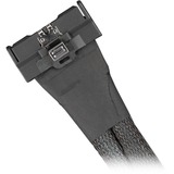 Icy Dock Kabel MCIO x8 SFF-TA-1016 > 2x SlimSAS x4 SFF-8654 schwarz, 50cm