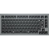 Keychron Q1 Barebone ISO, Gaming-Tastatur grau, Hot-Swap, Aluminiumrahmen, RGB