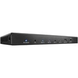 Lindy 4 Port HDMI 18G Splitter, HDMI Splitter schwarz, HDR HDCP 2.2