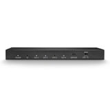 Lindy 4 Port HDMI 18G Splitter, HDMI Splitter schwarz, HDR HDCP 2.2