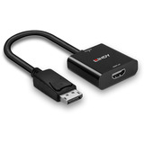 Lindy DisplayPort 1.2 auf HDMI 18G Konverter, Adapter schwarz, aktiv