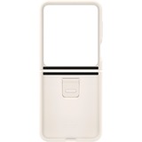 SAMSUNG Silicone Case mit Ring, Handyhülle creme, Samsung Galaxy Z Flip5