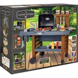 Smoby Garten Küche, Spielküche grau/braun