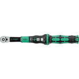 Wera Drehmomentschlüssel mit Durchsteckvierkant Click-Torque Lock A 5 R/L schwarz/grün, Abtrieb 1/4", 2,5 bis 25Nm