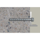 fischer Betonschraube UltraCut FBS II 8x80 30/15/- Sechskant mit U-Scheibe TX 50 Stück, verzinkt