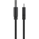 goobay USB 2.0 Kabel, USB-A Stecker > Micro-USB Stecker schwarz, 0,5 Meter