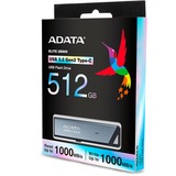ADATA UE800 512 GB, USB-Stick aluminium (gebürstet), USB-C 3.2 (10 Gbit/s)
