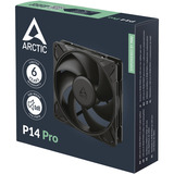 ARCTIC P14 Pro, Gehäuselüfter schwarz, 140 mm