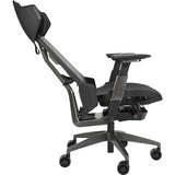 ASUS ROG Destrier Ergo Gaming-Stuhl black schwarz/grau, mobile Gaming-Armstützmodus, Akustikpaneel