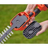 BLACK+DECKER Akku-Grasschere und -Strauchschere BCSS18D1, 18Volt orange, Li-Ionen Akku 2,0Ah