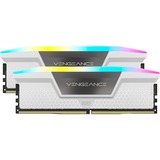 Corsair DIMM 64 GB DDR5-6000 (2x 32 GB) Dual-Kit, Arbeitsspeicher weiß, CMH64GX5M2B6000C30W, Vengeance RGB, INTEL XMP