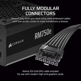 Corsair RM750e Generalüberholt, PC-Netzteil schwarz, 1x 12 Pin High Power GPU, 1x PCIe, Kabel-Management, 750 Watt