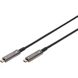 Digitus 4K USB-C AOC AV-Anschlusskabel schwarz, 15 Meter