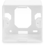 Digitus CAT.6A Datenanschlussdose, Aufputz, geschirmt, 2x RJ-45 LSA weiß, 5 Stück, Klasse E