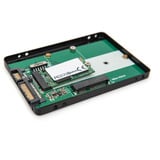 Digitus DA-71118 2,5" Festplatten- Einbaurahmen, Laufwerksgehäuse schwarz, für M.2 oder mSATA