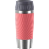 Emsa Thermobecher Travel Mug Easy Twist koralle/edelstahl