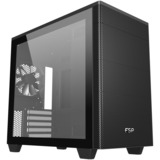 FSP CST360 B, Tower-Gehäuse schwarz, Tempered Glass