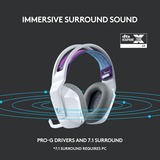 Logitech Gaming G733 LIGHTSPEED, Gaming-Headset weiß