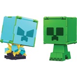 Mattel Minecraft Flippin' Figure Creeper + Charged Creeper, Spielfigur 