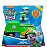Spin Master Paw Patrol Rockys Recycling-Truck, Spielfahrzeug mit Sammelfigur