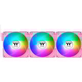 Thermaltake CT120 EX ARGB Sync PC Cooling Fan Pink, Gehäuselüfter pink, 3er-Pack, 120 mm