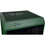 Thermaltake The Tower 200 Racing Green, Tower-Gehäuse dunkelgrün, Tempered Glass