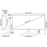 Arozzi Nova 34T2K165, Gaming-Monitor 86.4 cm (34 Zoll), grün, UWQHD, VA, Curved, HDMI, DP, Lautsprecher, 165Hz Panel