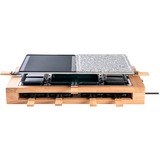 Bestron Raclette-Grill XL holz/schwarz