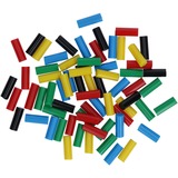 Bosch Gluey-Klebesticks, Farb-Mix, Ø 7mm x 20mm, Kleber mehrfarbig, 70 Stück, für Gluey Pen