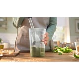 Bosch Stabmixer ErgoMaster MSM4W220 Serie 4 weiß/edelstahl, 600 Watt, mit Zerkleinerer