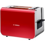 Bosch Styline Kompakt-Toaster TAT8614P rot/silber