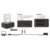 DeLOCK Dual Dockingstation für 2 x SATA HDD / SSD mit Klon Funktion