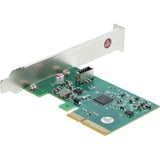 DeLOCK PCI-E x4 Karte>1x int. USB 20 Gbps Typ-E Key-A Low Profile, Schnittstellenkarte 